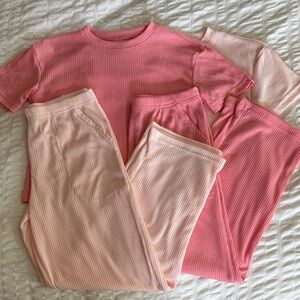 Carter's Pink and Light Pink Kids Pajama Set
